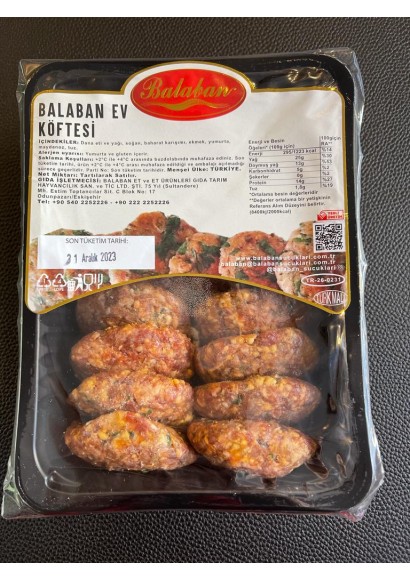 (400gr) Balaban Ev Köftesi 