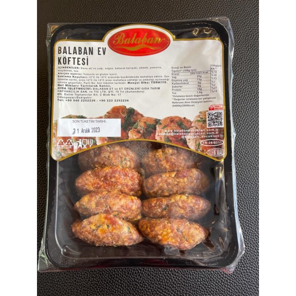 Balaban Ev Köftesi (400gr) Balaban Ev Köftesi (400gr)