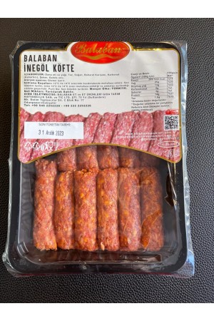 (400gr) Balaban İnegöl Köfte 