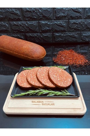 ( 400 gr) Pulbiber Kaplı Bez Sucuk ( Dilimli )